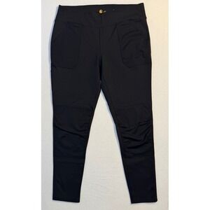 Carhartt Force Utility Leggings Womens Large Black Slim Fit Work Pants 102482